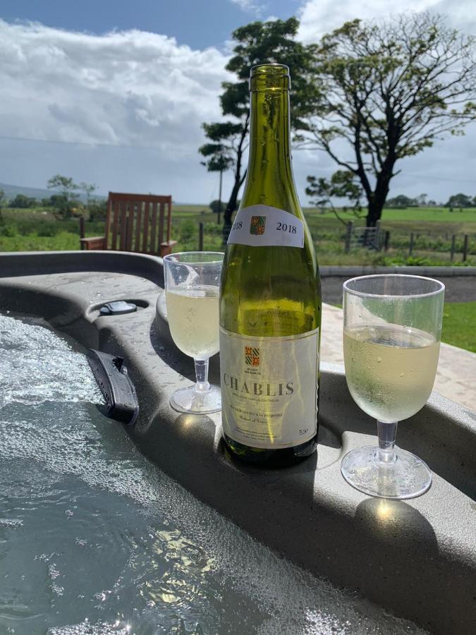 Deerfin Rentals Private Chalet With Hot Tub Ballymena Eksteriør billede