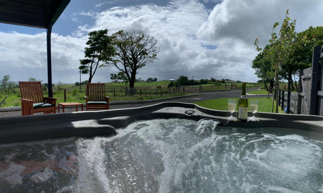 Deerfin Rentals Private Chalet With Hot Tub Ballymena Eksteriør billede